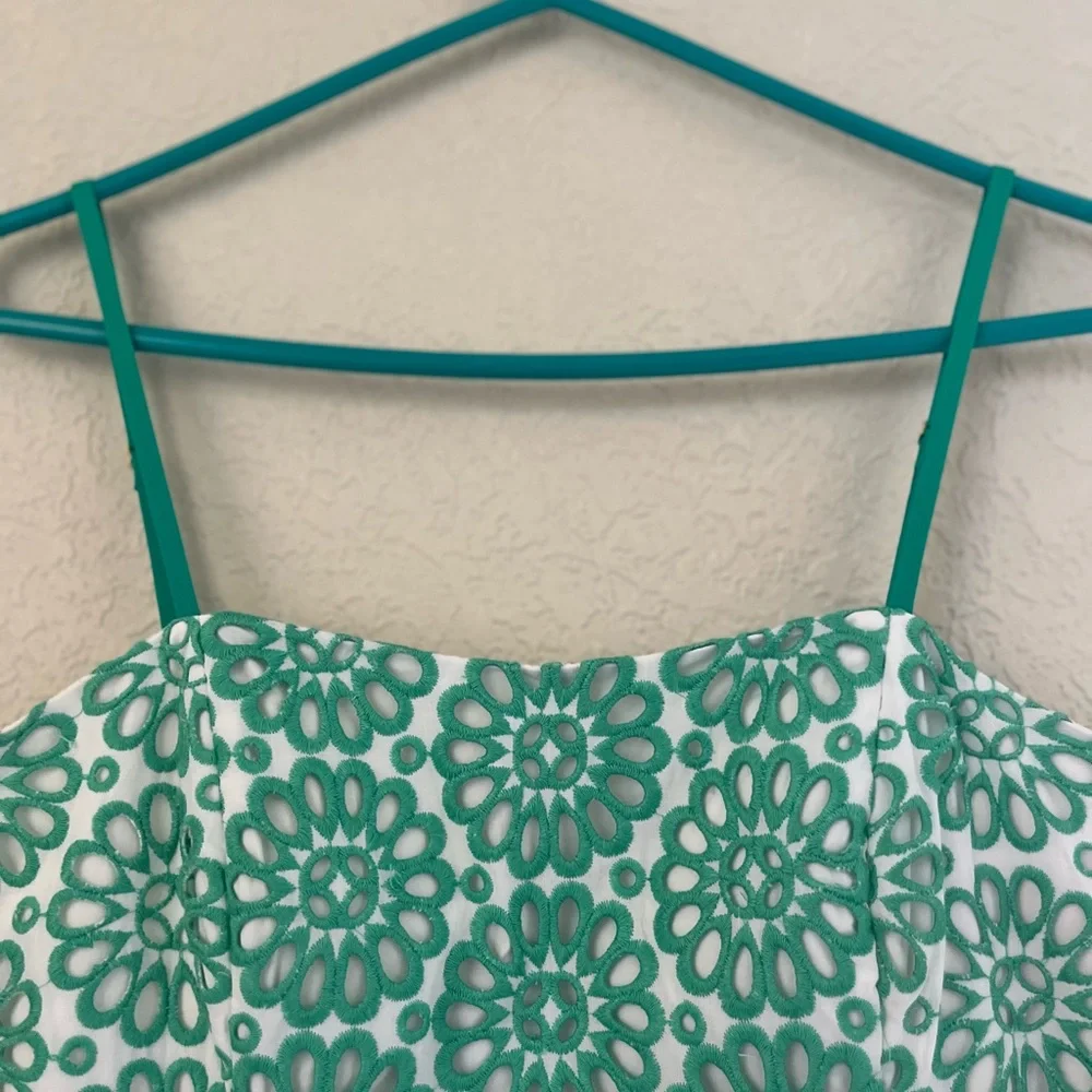 Lilly Pulitzer Green Floral Asymmetrical Dress - Picture 5 of 11
